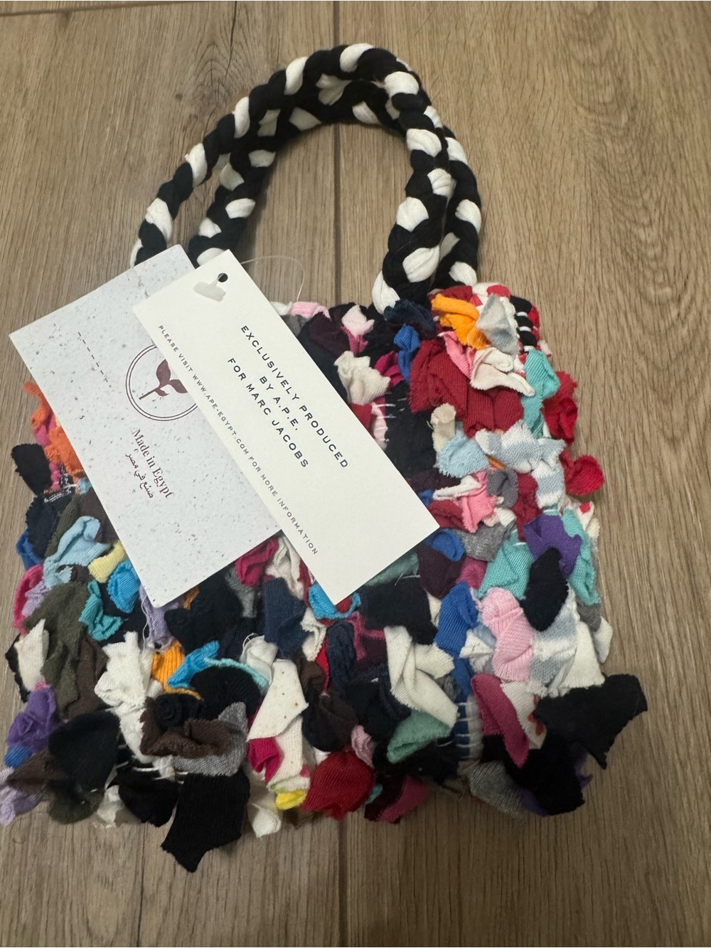 Multicolor Kids Knit Patchwork Handbag - Unbranded